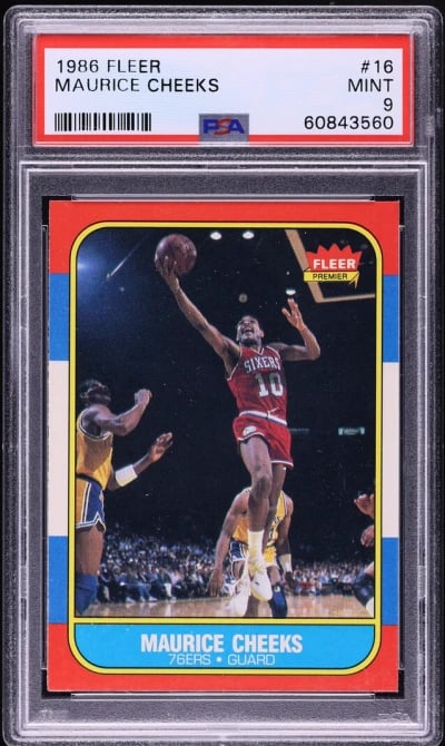 1986 Fleer Basketball Maurice Ch