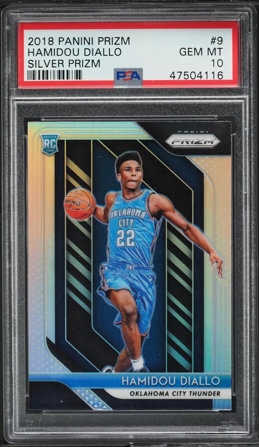 2018 Panini Prizm Silver Hamidou Diallo ROOKIE #9 PSA 10 GEM MINT