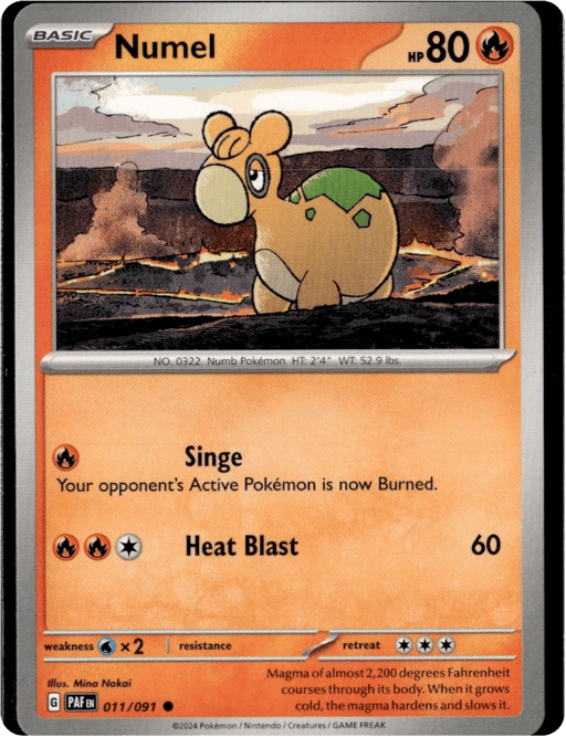 2024 Numel #11 Paldean Fates