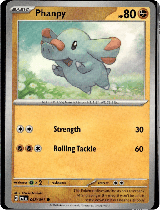 2024 Phanpy #48 Paldean Fates