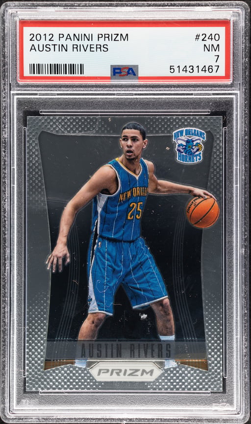 2012 Panini Prizm Austin Rivers #240 PSA 7