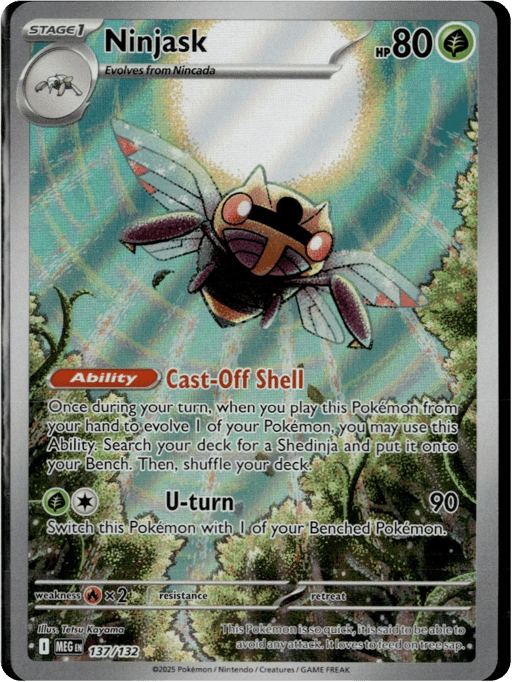 2025 Ninjask #137 Mega Evolution