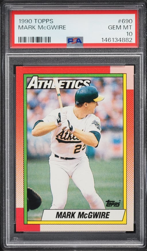 1990 Topps Mark McGwire #690 PSA 10 GEM MINT