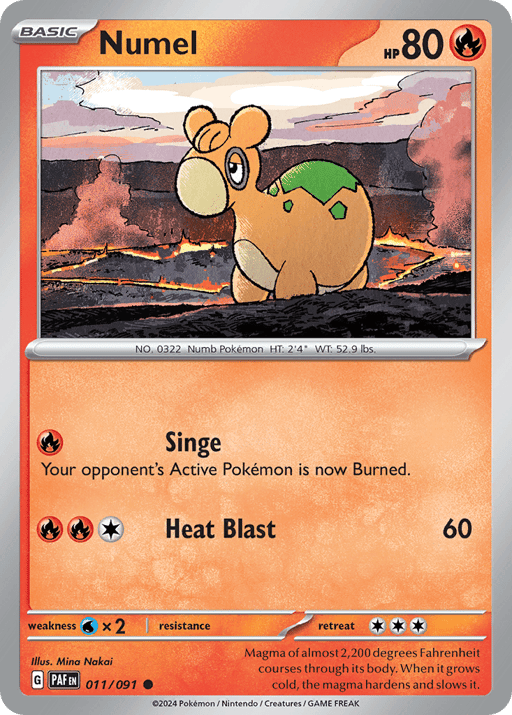 2024 Numel #11 Paldean Fates