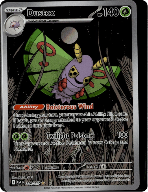 2026 Dustox #220 Ascended Heroes