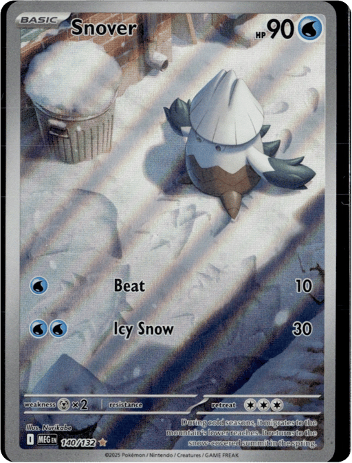 2025 Snover #140 Mega Evolution