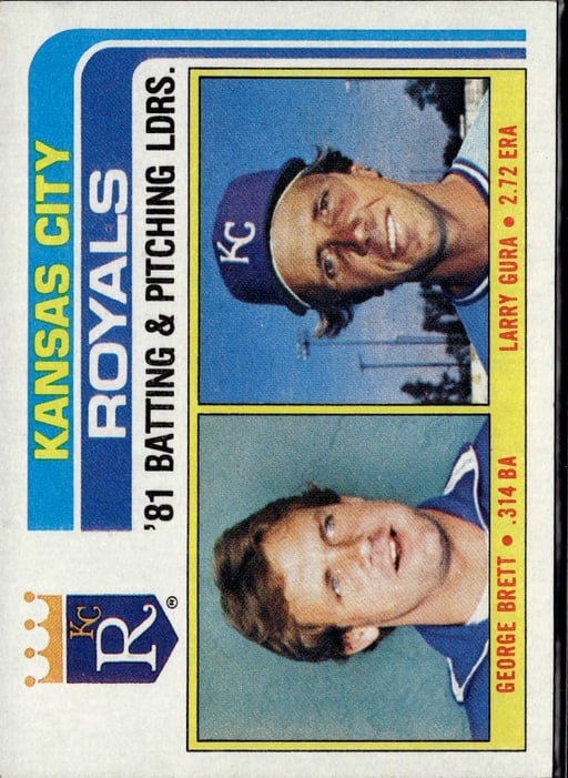 1982 Larry Gura #96 Baseball