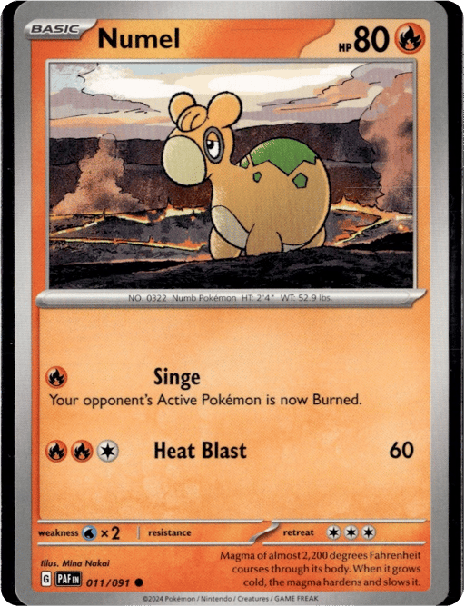 2024 Numel #11 Paldean Fates