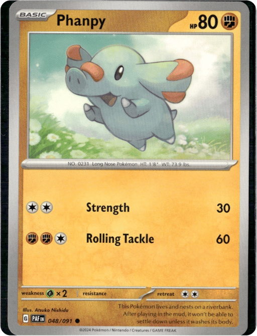 2024 Phanpy #48 Paldean Fates