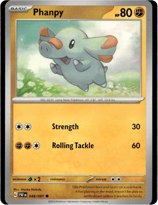 2024 Phanpy #48 Paldean Fates