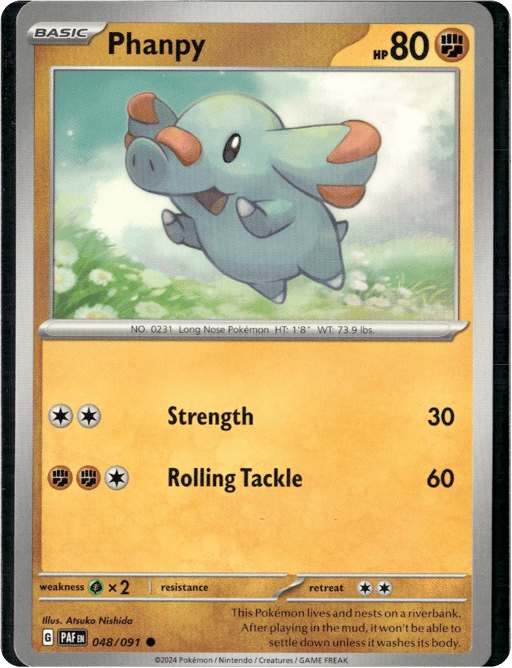 2024 Phanpy #48 Paldean Fates