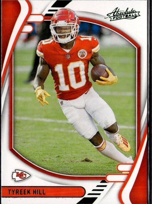 Tyreek Hill, Panini Absolute Football, Kansas City Chiefs