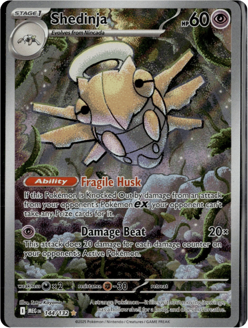2025 Shedinja #144 Mega Evolution