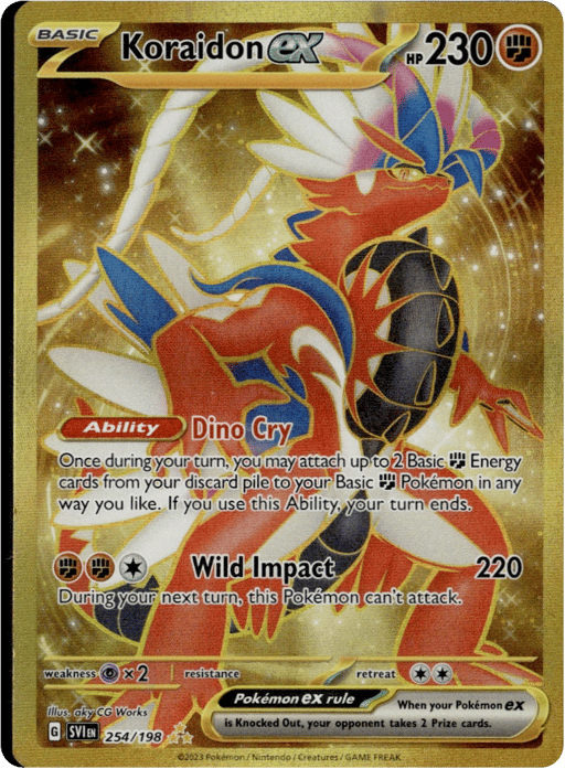 2023 Koraidon ex #254 Scarlet & Violet