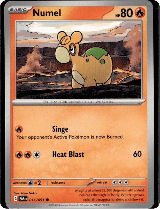 2024 Numel #11 Paldean Fates