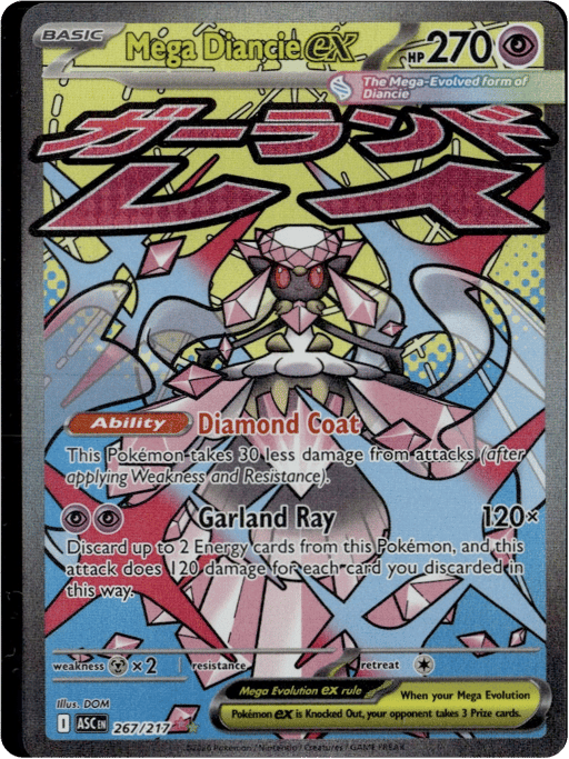 2026 Mega Diancie ex #267 Ascended Heroes