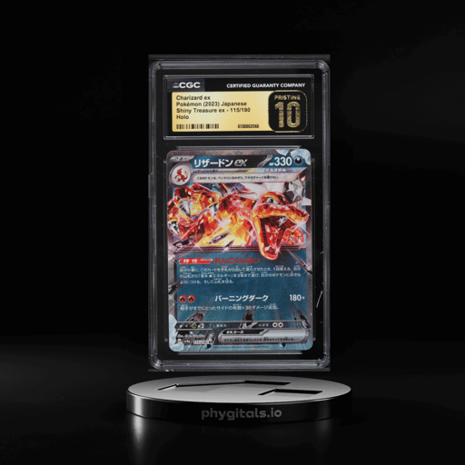 2023 Pokemon Japanese Scarlet & Violet Shiny Treasure Ex Holo Charizard Ex #115 CGC 10 PRISTINE