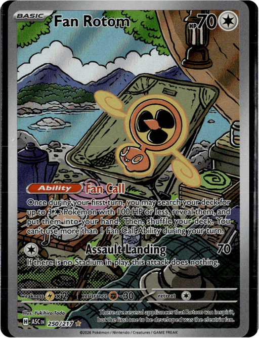 2026 Fan Rotom #250 Ascended Heroes