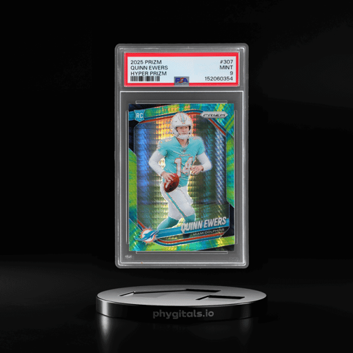 2025 Panini Prizm Hyper Prizm Quinn Ewers #307 83/200 PSA 9
