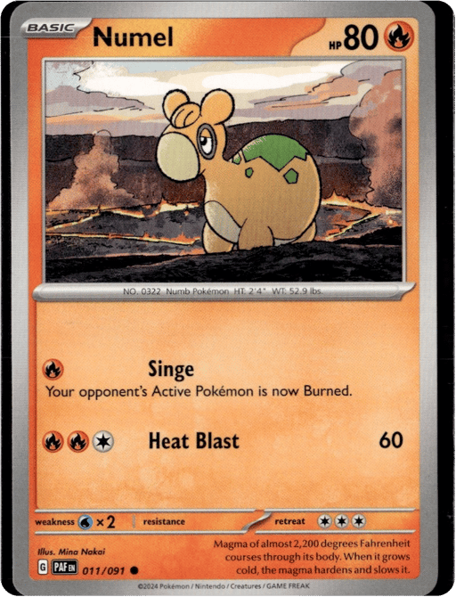 2024 Numel #11 Paldean Fates