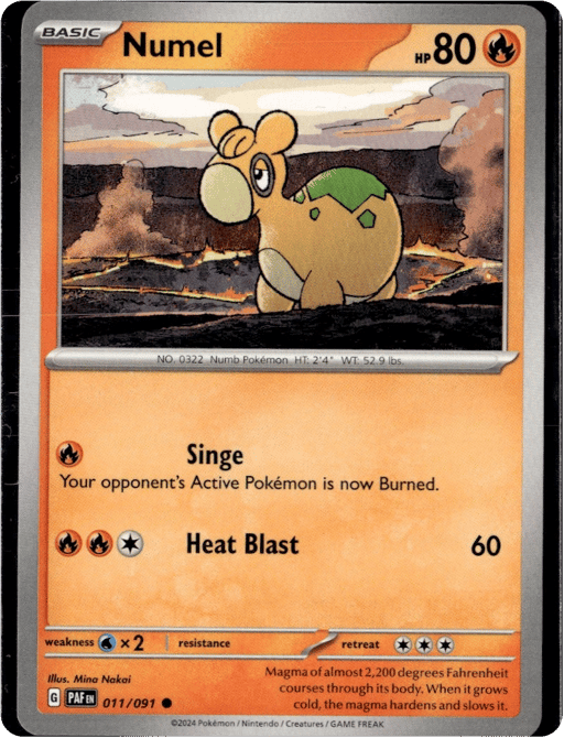 2024 Numel #11 Paldean Fates