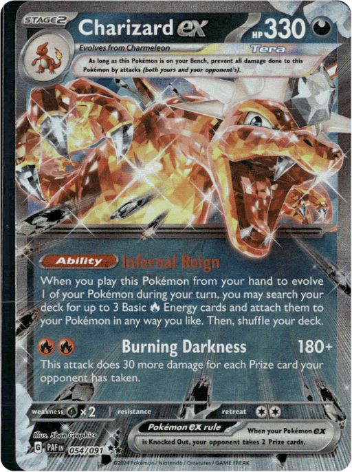 2024 Charizard ex #54 Paldean Fates