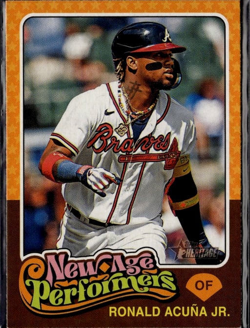 2024 Ronald Acuna Jr. #NAP-10 Topps Heritage New Age Performers