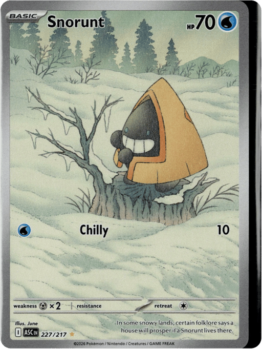 2026 Snorunt #227 Ascended Heroes