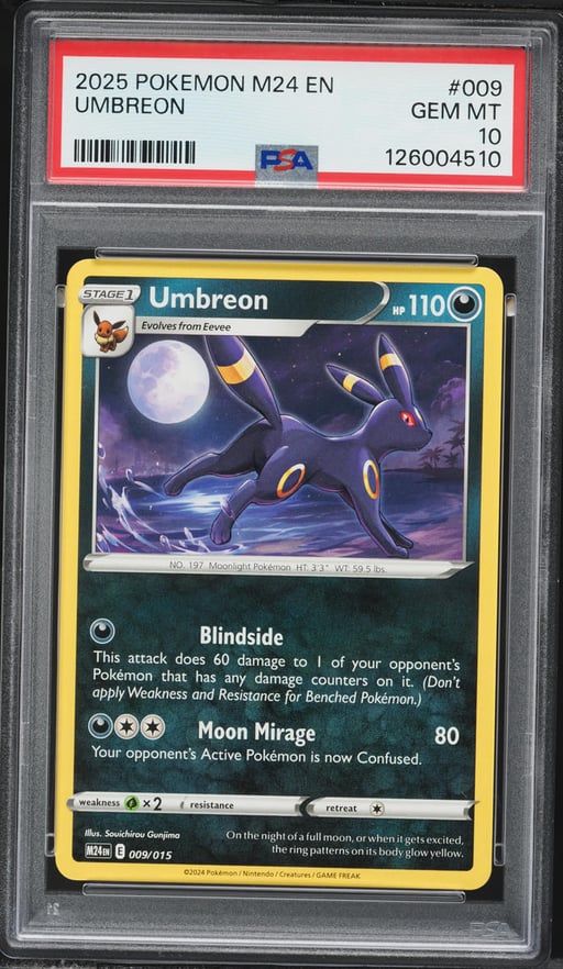2025 Pokemon McDonald's Collection Umbreon #9 PSA 10 GEM MINT