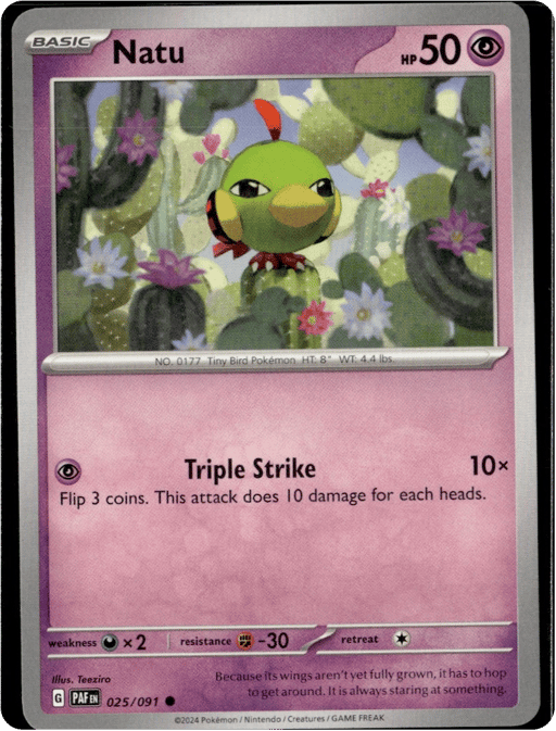 2024 Natu #25 Paldean Fates