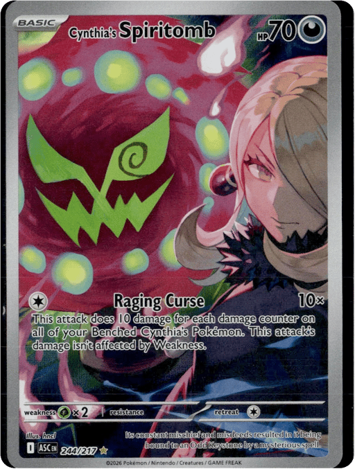2026 Cynthia's Spiritomb #244 Ascended Heroes