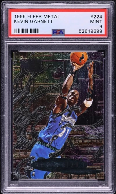 1996 Metal Basketball Kevin Garn