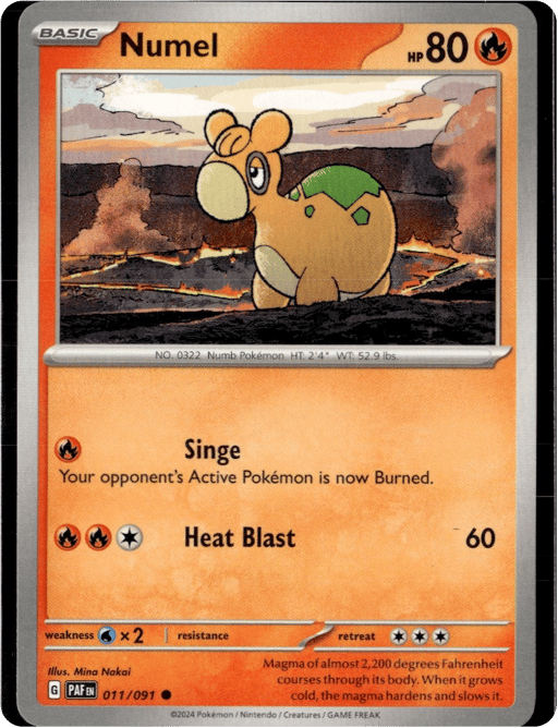 2024 Numel #11 Paldean Fates