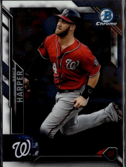 2016 Bryce Harper #100 Bowman Chrome