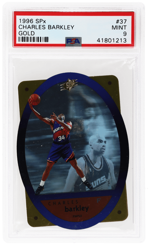 1996 Spx Gold Charles Barkley #37 PSA 9