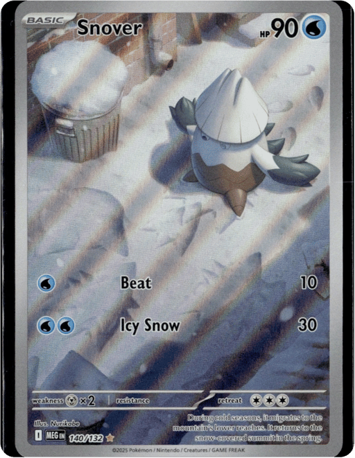 2025 Snover #140 Mega Evolution