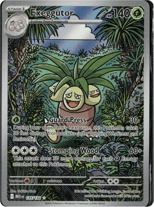 2025 Exeggutor #135 Mega Evolution
