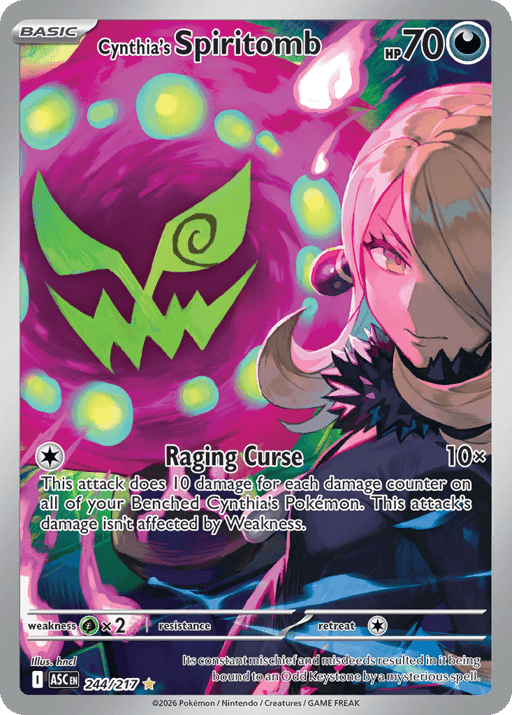 2026 Cynthia's Spiritomb #244 Ascended Heroes