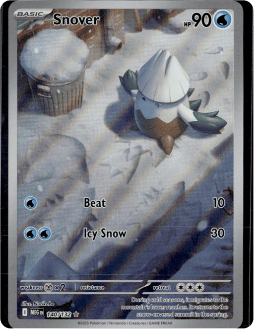 2025 Snover #140 Mega Evolution