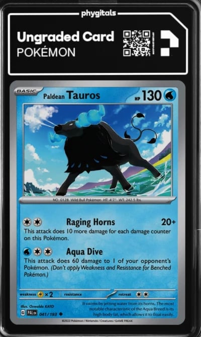 2023 Paldean Tauros Paldea Evolv