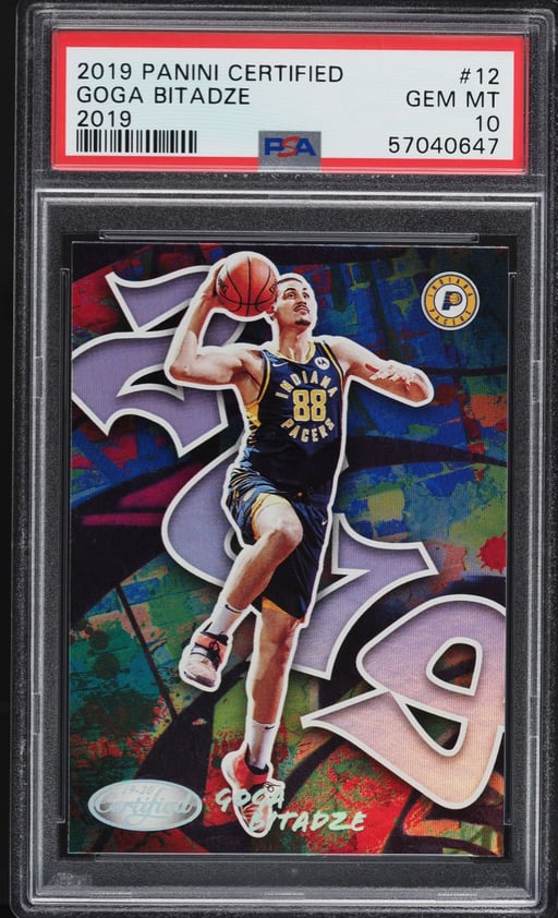 2019 Panini Certified '19 Goga Bitadze ROOKIE #12 PSA 10 GEM MINT