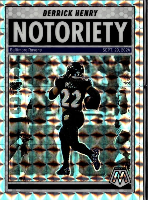 2025 Derrick Henry #4 Mosaic Notoriety