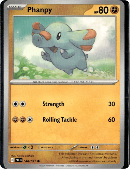 2024 Phanpy #48 Paldean Fates
