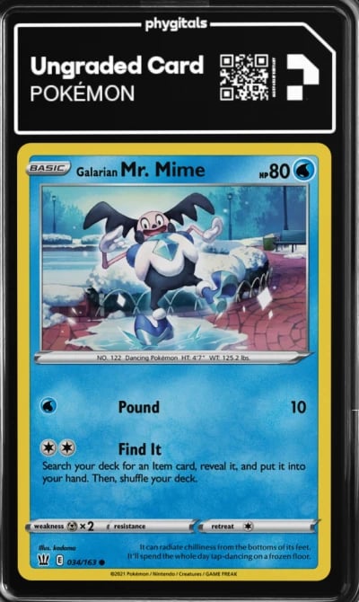 2021 Galarian Mr. Mime Battle St