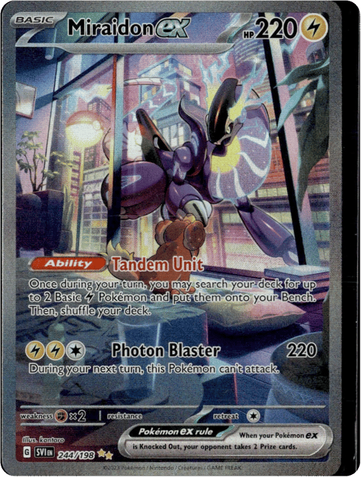 2023 Miraidon ex #244 Scarlet & Violet