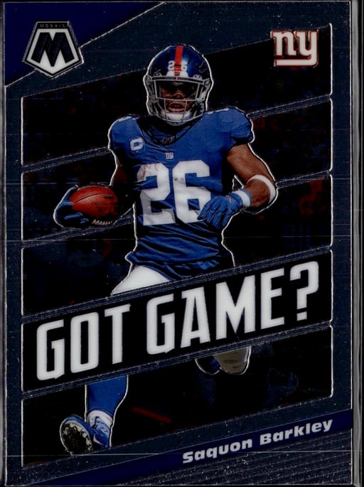 2020 Saquon Barkley #GG9 Mosaic Got Game?