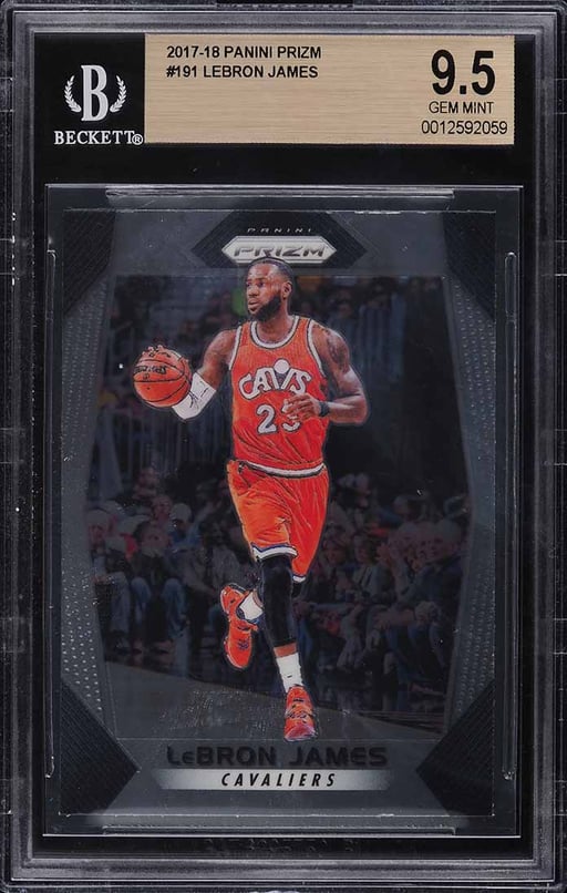 2017 Panini Prizm LeBron James #191 BGS 9.5 GEM MINT