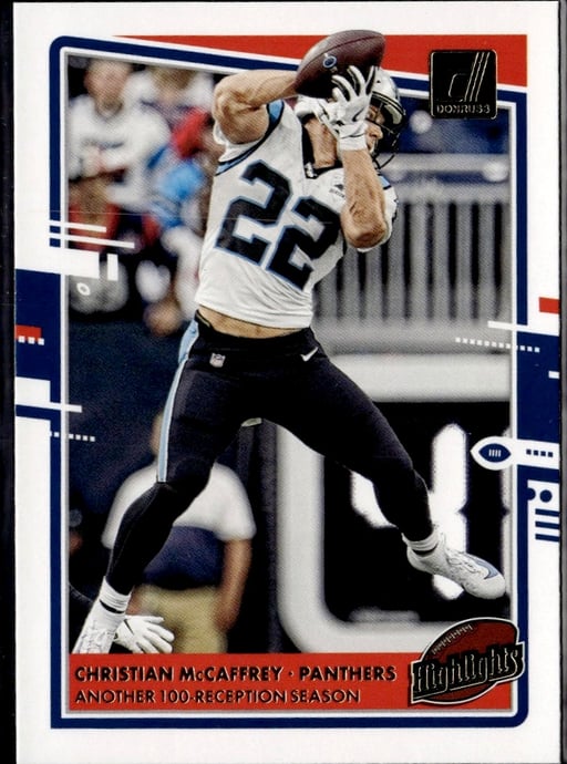 2020 Christian McCaffrey #H-CM Donruss
