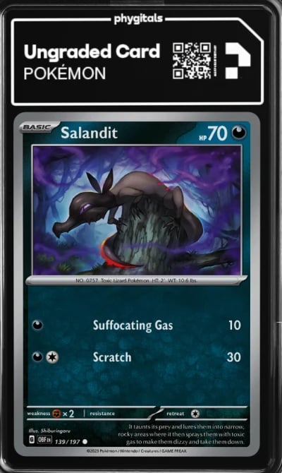 2023 Salandit Obsidian Flames #1