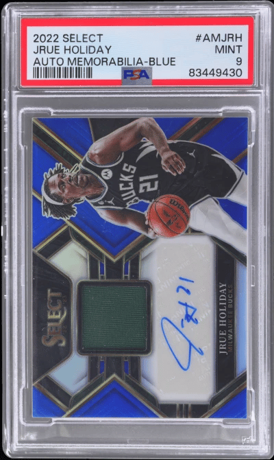 2022 Panini Select Autograph Mem